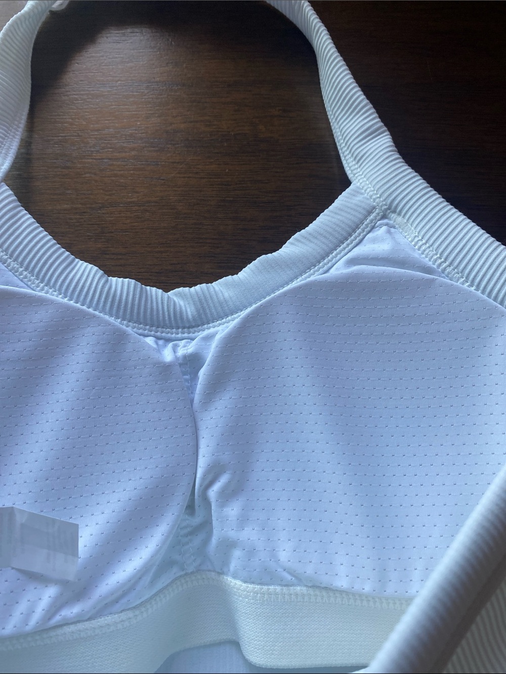HALARA White Ribbed Halter Sports Bra Size XS - Picture 10 of 15